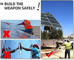 3.6-11M Water Fed Pole Kit, Window and Solar Cleaning Pole W/Brush Window and Solar Panel Cleaning System Windows Cleaning & Washing Tool,20FT/6M