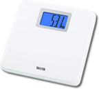 Tanita HD-662 Digital Weight Scale (White) - Japan Technology Bathroom Scale with 330 lb Weight Capacity - 2" Blue Backlit Large LCD Display - Accurate, Durable, Step-On Operation