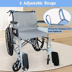 Waterproof Chair Pads for Incontinence, Reusable Highly Absorbent Wheelchair Pads for Seat with Handles, Washable Wheelchair Cover for Adults and Elderly 35.4" x 19.68"