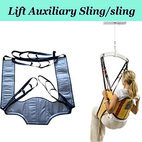 Transfer Belt Toileting Sling for Transfer from Bed to Wheelchair, Recliner, Shower Chair Or Toilet Patient Lifter for Seniors Handicap,Orange
