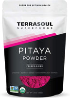 Terrasoul Superfoods Organic Freeze-Dried Pitaya Powder (Dragonfruit), 3.5 Oz - Vibrant Color | Antioxidants | Vitamin C