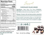 Lezzet, Handmade Chocolate Covered Turkish Delight, Premium Lokum, 9 Pieces, 10.22 oz (290g)