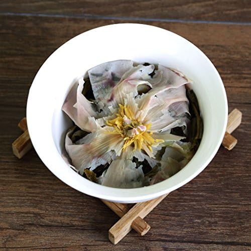 GOARTEA Puerh Tea Cake 250g / 8.8oz 2017 Year Raw Sheng Peony flowers Bulang Mountain - Chinese Yunnan Puer Pu'er Pu-erh Tea - Tuocha