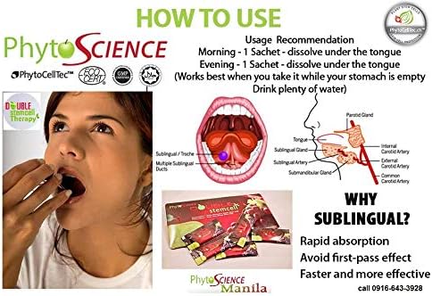 2X Phytoscience Double Stem Cell Anti Aging Supplement Acai Berry Extract Blueberry Reduce Wrinkles Pores Pimples Fine Lines Skin Texture (14 Sachets/Pack)