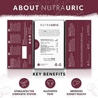 NUTRAURIC - Uric Acid Cleanse and Kidney Support – Kidney Cleanse Tea – Includes Cherry, Nettle & Turmeric - 40 Enveloped Tea Bags - by Nutra Tea - Herbal Tea - (2 Pack)