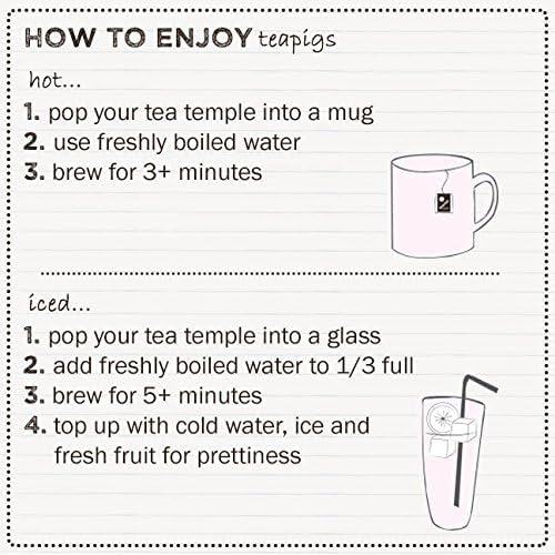 Teapigs Green Tea With Mint Bags Made With Whole Leaves (6 Packs of 15 Teabags)