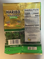 Haribo Gummi Candy | Goldbears Single Flavor Limited Edition | Strawberry, 4 oz. (Pack of 12)