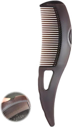 Dandruff Comb with Self-Cleaning Hollow Teeth Detox Scalp Sweep Oil Removal Lice Comb Multifunctional Hair Combs for Women Men Kids (Brown)