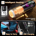 Heating Male Masturbator Penis Pump, Upgrade 5 in 1 Male Sex Toys for Men with 10 Vibrating&Licking 7 Thrusting&5 Sucking Modes, Adult Machines Devices Pocket Pussy AI with APP Sex Furniture - Bedding