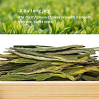 Oriarm 2026 Chinese Longjing Green Tea Loose Leaf - West Lake Dragon Well Tea Pre-Rain (Yuqian) Harvest- 250g Resealable Bag for Freshness Preservation