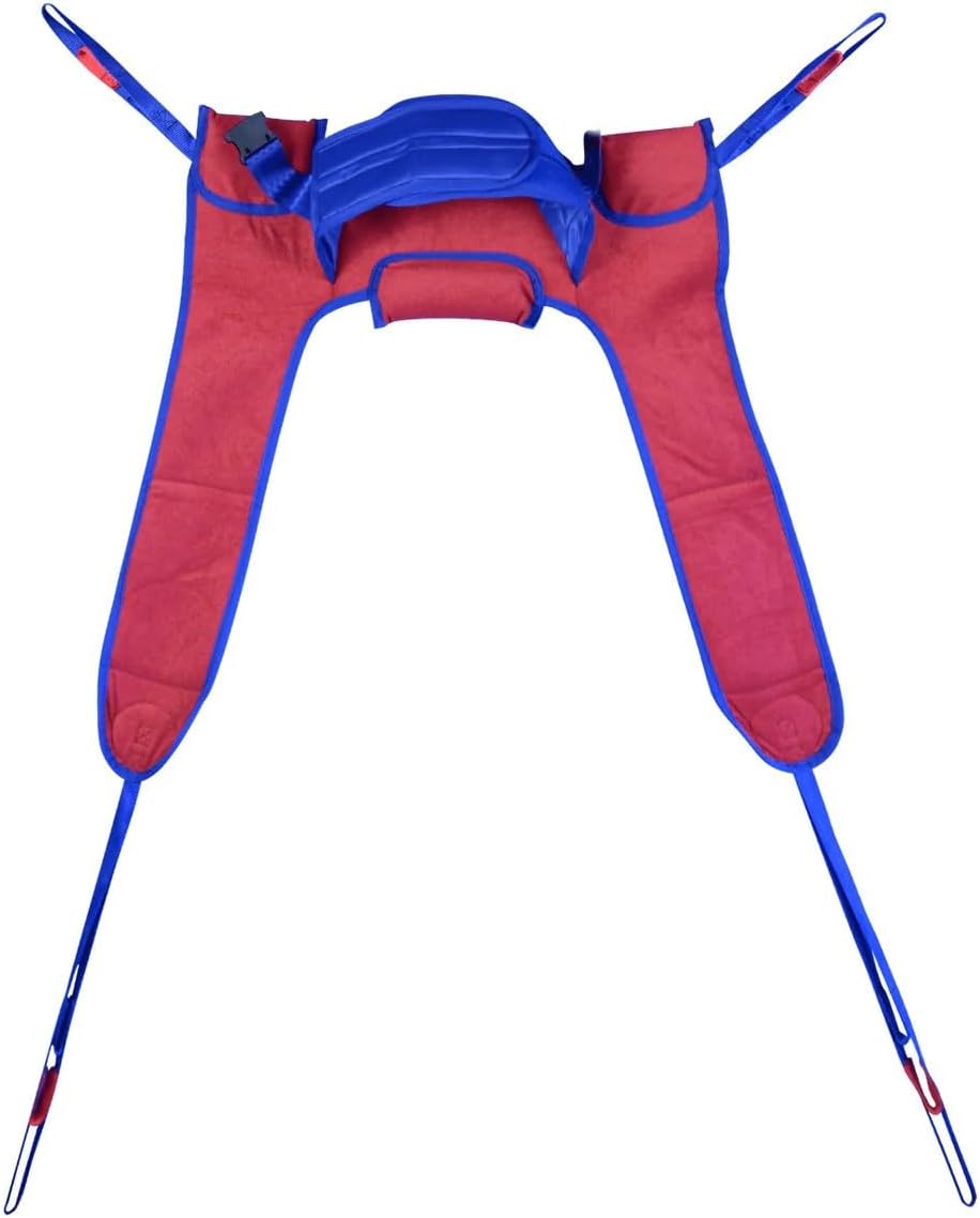 BestCare Sani Sling Toileting Sling Padded for Stand Assist Lifts SL-TP3334 Bariatric | Comfortable and Durable Polyester Material with Arm and Lumbar Support | Weight Capacity 600lb (XX-Large)