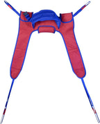 BestCare Sani Sling Toileting Sling Padded for Stand Assist Lifts SL-TP3334 Bariatric | Comfortable and Durable Polyester Material with Arm and Lumbar Support | Weight Capacity 600lb (XX-Large)