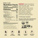 Liquid Remedy Kombucha Sugar Free Organic Drink, Low Calorie, Probiotic Like Tea for Gut Health - Mixed Berry - 12 Fl Oz Can