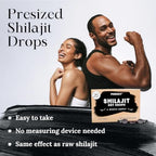 Pure Himalayan Shilajit | 100% Pure Natural Shilajit Grade A Max Potency 85+ Trace Minerals & Fulvic Acid | 3rd Party US Lab Tested | Immune Support Supplement - Men and Women | Dry Drops (120 ct)