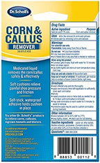 Dr. Scholl's Liquid Corn & Callus Remover, 0.33 Ounce // Removes Corns & Calluses Fast with Cushions That Provide Protection Against Shoe Pressure and Friction for All-Day Pain Relief