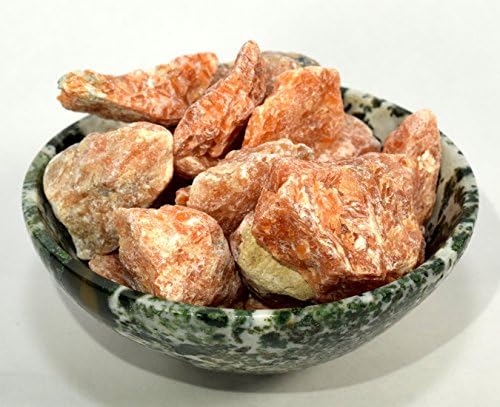 Natural Orange Calcite Rough Sparkling Gemstone Crystal Mineral Specimen Cabochon Cabs from Brazil - 10PCS