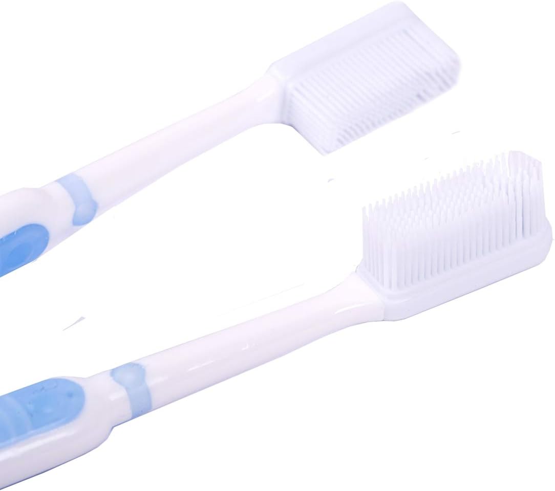 Silicone Bristles Toothbrush 2 Pack - Effective Manual Toothbrush