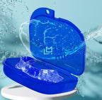 LA MIERE Retainer Case with Vent Holes, 1 Pcs Denture Case, Durable & Similar Mouth Guard, Royal Blue