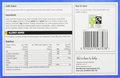 Morrisons Jaffa Cakes 24 Pack 300g