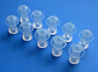 10 Small (S) Soft Replacement Mushroom Domes Eartips Earbuds for Hearing Aids