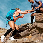 COOLOVER Compression Socks for Women and Men Circulation(3 Pairs)-Best Support for Running, Athletic, Nursing, Travel