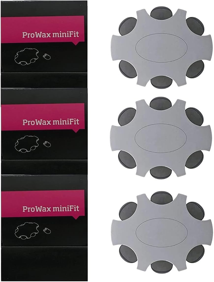 Hearing Aid MiniFit Wax Guard Filters for oticon ProWax Replacement Cerumen Stop Suitable for Oticon RITE RIC Models (3 Packs)