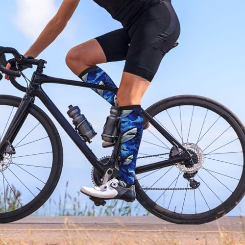 Compression Socks For Women & Men Circulation 15-20 Mmhg Knee High Best Support For Travel Running Athletic