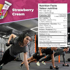 Daryl's Bars, Strawberry Cream On the Go Whey Protein Bars, Gluten Free, Low Sugar, 20gr of Protein Snack, Meal Replacement, Pack of 1