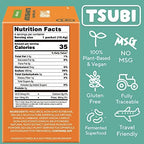 Tsubi Soup Freeze-Dried Japanese Miso Soup Packets - Instant, Vegan, Easy Mix, Gluten & MSG-Free, and Flavorful - Ready in Seconds - Made in Japan - Yellow Miso (Garden Veggies) - 12 Packs
