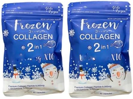 Generic 2 Packs Frozen Collagen 2 in 1 Collagen Glutathione - Anti-Aging Radiant Glow