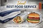 Pre-Cut Aluminum Foil Sheets 12" x 10.7" – Heavy-Duty, Non-Stick, Pop-Up Disposable Sheets for Grilling, Baking, BBQ, Food Storage, and Catering (12X10.7", 400.0, sheet)