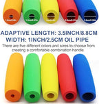 Foam Grip Tubing for Utensils Tools Pens Foam Tubing Cutlery Grip Comfort Grip for Elderly and Disabled 10 PCS