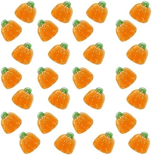 Fruidles Halloween Fancy Jelly Pumpkins, Delicious Gummy Candy, Gluten-Free, Fun and Festive Holiday Snacking, Party Favor (Half-Pound)
