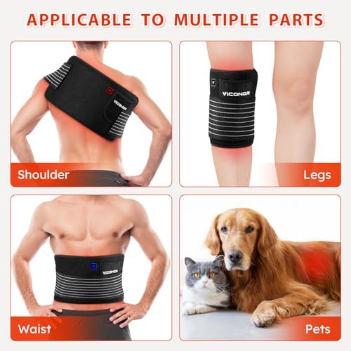 Viconor Red Light Therapy Belt, Black