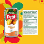 Petit Mango Nectar, 330 ml Cans (Pack of 24) – Sweet Tropical Fruit Juice Beverage