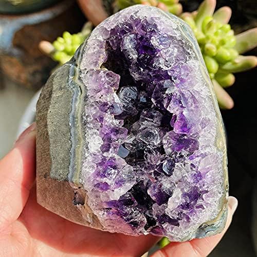 Natural Amethyst Geode Quartz Cluster Crystal Specimen Energy-1000g
