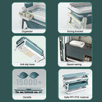 Foldable Bathtub Portable Soaking Bath Tub for adult,Ideal for Hot Bath Ice Bath with Reached Out Hands 53 inch