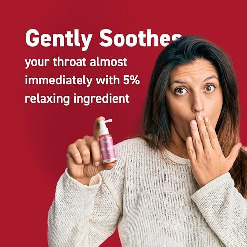 XESSO Flavored Oral Spray w/Fresh Cherry Scent 2 fl oz, Deep Throat Relaxing for Women and Men, Reduces Gag Reflex, Throat and Mouth Mist for Oral Pleasure, Made in USA, Package May Vary