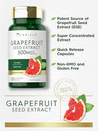 Carlyle Grapefruit Seed Extract | 120 Capsules | Maximum Strength | Non-GMO, Gluten Free