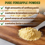 Pineapple Powder 8 oz - Pure All Natural Pineapple Powder for Juice, Tea, Smoothies, Baking, Beverage