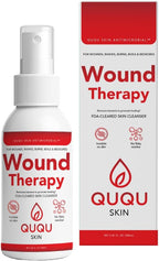 QUQU Skin First Aid Healing Skin Spray - Natural & Non-Toxic with pH-Balanced,No-Sting, Alcohol-Free | for Sensitive or Redness-Prone Skin (3.8 fl oz)