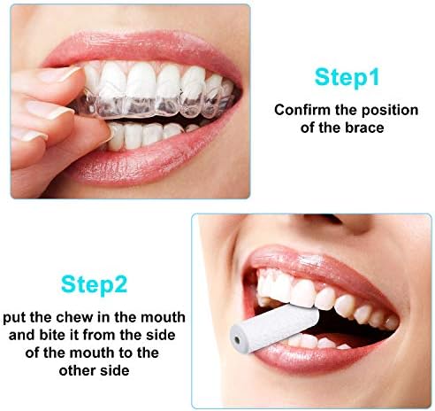 20 Pieces Aligner Tray Seaters for Aligner Trays Chompers Orthodontic Trays(Light Pink, Red, Green, Lavender, Light Yellow)