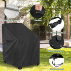 Waterproof Rollator Walkers Cover for Seniors, Folding Walker Accessories, Fits Rollators with Seat (Black)