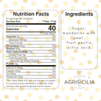 Agrisicilia Sicilian Mandarin Marmalade – Authentic Italian Citrus Jam with Fruit Peel, Made in Sicily, 12.7 oz (360 g) Glass Jar