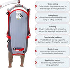 Molift RgoSling HighBack Padded – Patient Lift Sling (Large), Full Body Support w/Headrest – Compatible with Smart 150 Electric Patient Lift – Sliding Loop System for Balanced Weight Distribution