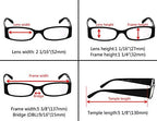 Eyekepper 5 Pairs Reading Glasses for Women Reading Red Frame Reading Eyeglasses