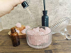 MAIBAOTA Natural Rose Quartz Crystals Bulk Raw Healing Crystal Stones 1" Raw Rough Gemstones Rocks for Tumbling Polishing Cutting Reiki Witch Quartz Crystals