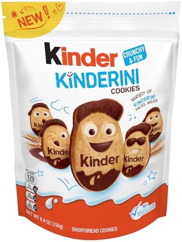 Kinder, Kinderini Cookies, 20ct Shortbread Cookies, 8.8oz bag