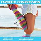 Go2Socks Compression Socks for Men Women Nurses Runners 20-30mmHg Medical Stocking Athletic (New Black, L)