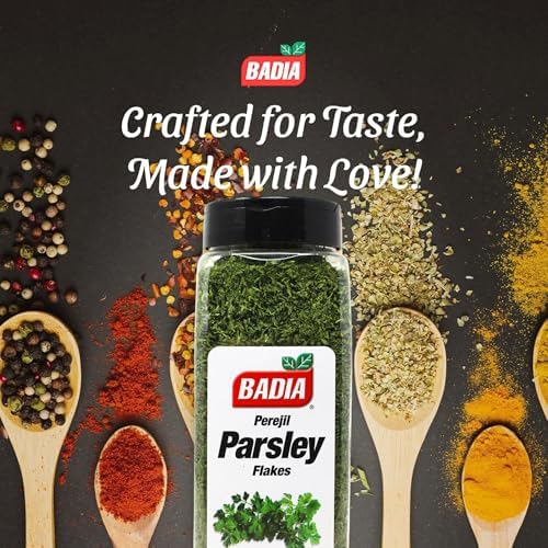 Badia Parsley Flakes, 3 oz – Fresh Aromatic Herb for Cooking, Garnishing & Seasoning